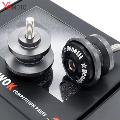 6MM Motorcycle CNC Accessories Swingarm Spool Slider stand Screws For Benelli BJ 500 BN 600i 302 251 302 TNT 125 300 600 TRK 502