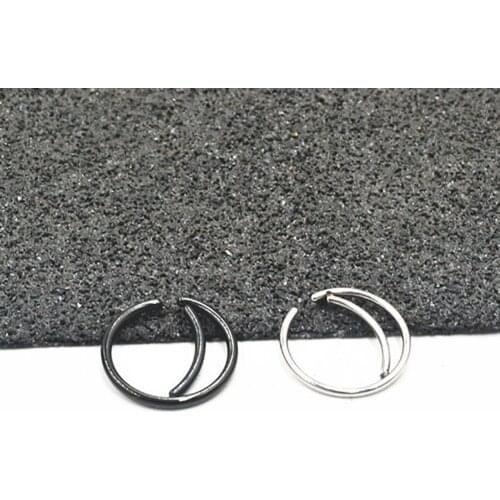 Minimalist Small Hoop Earrings For Women Fashion Gold Color Metal Circle Tiny Hoops Ear Buckle Jewelry 2021Body Piercing Jewelry