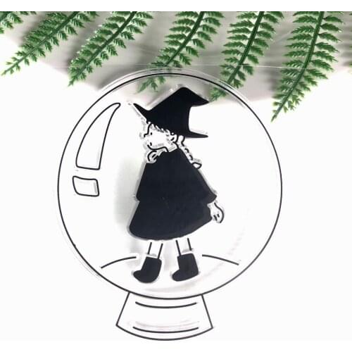 10*10 Fairy Crystal Succuba Transparent Clear Silicone Stamps Seal for DIY Scrapbooking Photo Album Decorative Clear Stamp