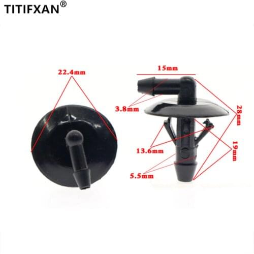 2PCS Car sprinkler connector convert plug plastic fasteners clips For Mercedes-Benz ISTANA MB100