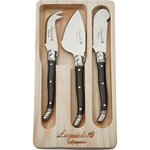 3pcs Laguiole Style Butter Spreaders Cheese Jam Knife Cutter Black Red Rainbow Cheese Knives Scraper Slicer Cutter 15.9cm5.9