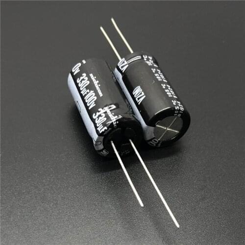 5pcs/50pcs 330uF 100V330uF NICHICON VZ Series 12.5x25mm Wide Temperature Range Aluminum Electrolytic Capacitor Long Feet