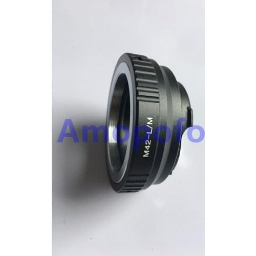 Amopofo M42-LM Adapter M42 Screw Lens to for Leica M L/M M9 M8 M7 M6 M5 for TECHART LM-EA 7