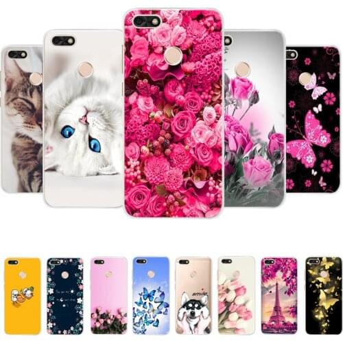 For Huawei Y6 Pro 2017 Case Cover Silicon SLA-L22 RU Version for coque Huawei Y6 Pro 2017 Y6Pro Y 6 Pro 2017 Case Soft TPU Capas
