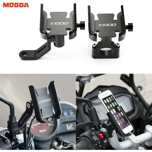 For Kawasaki Z1000 Z 1000 1000SX Z1000SX 2015-2018 2019 2020 Motorcycle Bicycle Handlebar Cell Phone Holder GPS Stand Bracket