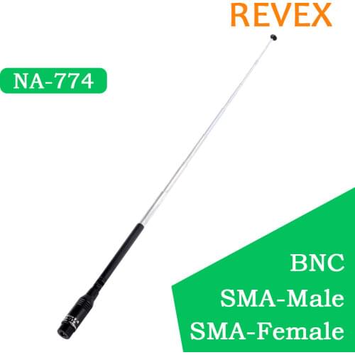 NAGOYA NA-774 BNC Two Way Raido Telescopic Antenna For Kenwood TK100 TK210 ICOM V8 V82 Motorola HT440 CP500 Yaesu TYT Baofeng