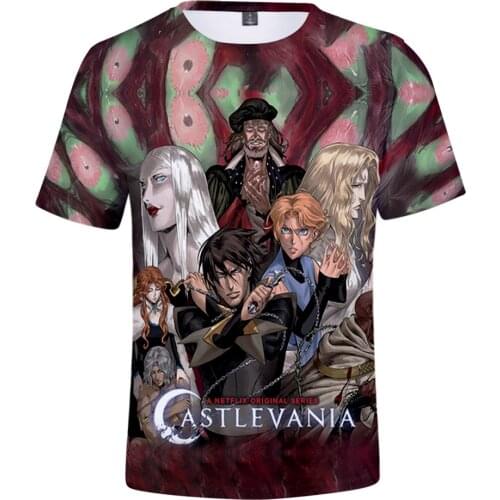 Castlevania season 4 3D Print Spring Summer Preppy Men/Women Street Clothes T-shirt Streetwear Kawaii HIP HOP style