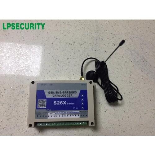 Hydrologic Monitoring GSM GPRS/GPS Analog recorder S262 with 4 analog inputs record for Alarm EMS Free