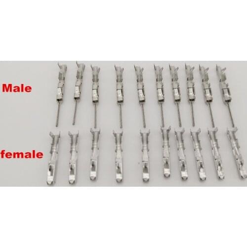 50sets/lot Male and Female Wire Terminal Crimp Terminal (Pins) For BMW Mini Connector Plug 968813-9C 0-1452576-8