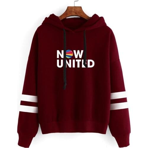2021 Now United - Better Album Hoodie for Women Better Now United Lyrics Pullover Girl Kawaii Harajuku Tracksuit Plus Size 4XL