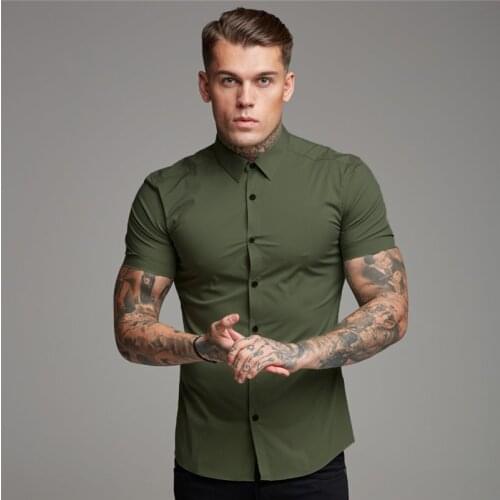 MACHINEFITNESS Mens Casual Shirts