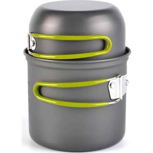 Ultralight Camping Cookware Set Utensils Camping Topf Hiking Picnic Backpacking Outdoor Kitchen Tableware Pot Pan 1-2persons