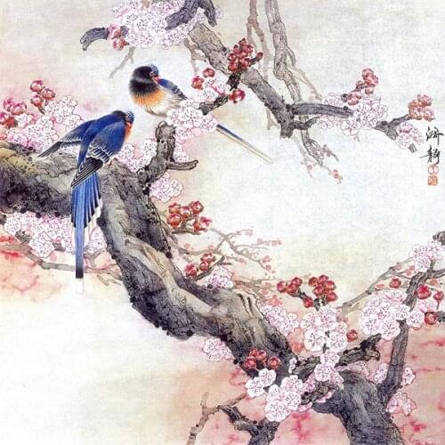 Cross stitch kits Embroidery needlework sets 11CT 14CT Chinese Style A Pair Of Birds 16CT 18CT 22CT 25CT 28CT