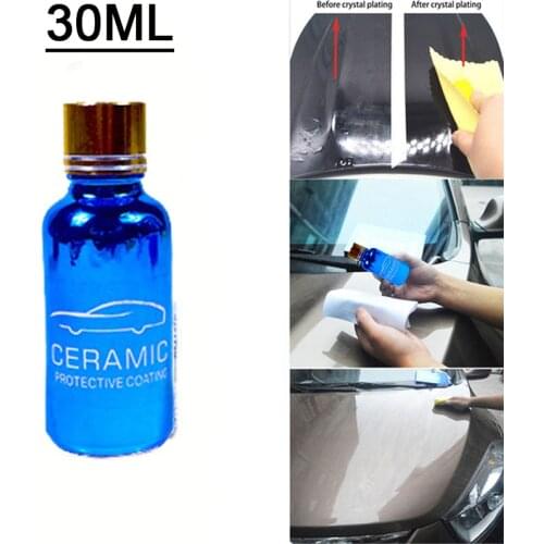 30ML 9H Nano Ceramic Coating Liquid Glass Hydrophobic Coating anti-oxidation anti-scratch Paint Care Car Detailing maintenance