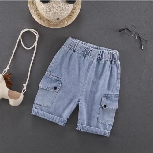 New Summer Children Shorts Cotton Shorts For 2-6Years Boys Girls Shorts Toddler Panties Kids Denim Shorts Sports Pants Baby