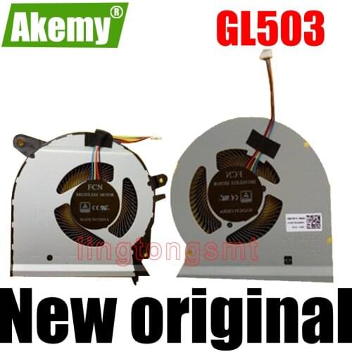 New original cpu gpu cooling fan For Asus ROG GL503 GL503VM FAN COOLER DC 12V 1A