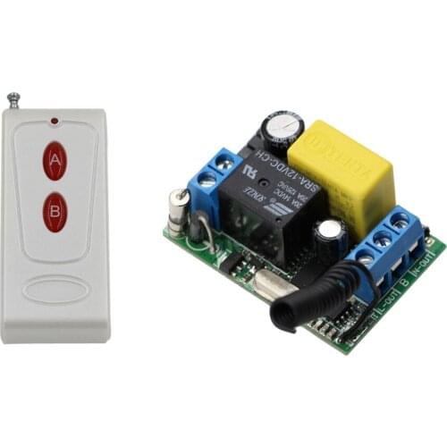 New Product AC 220V 10A 1CH Receivers & Transmitter RF Wireless Remote Control Switch System For LED Light Lamp Window