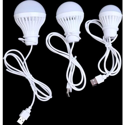 Portable Lantern Camp Lights USB Bulb 3W/5W/7W Power Outdoor Camping Multi Tool 5V LED for Tent Camping Gear Hiking USB Lamp