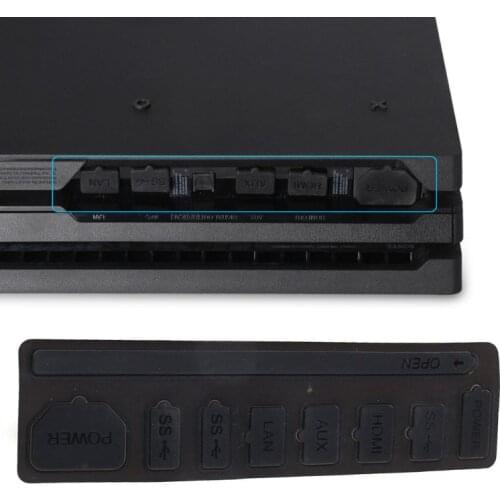 1Set DIY Dust Proof Prevent Cover Case Mesh Jack Stopper Pack Dustproof Plug Kits for PS4 PRO Gaming Console