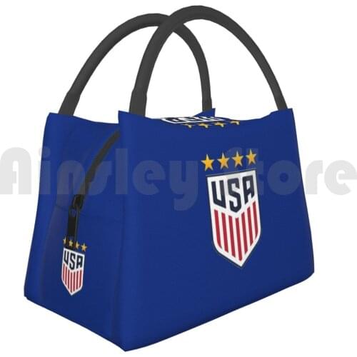 Cooler Lunch Bag Picnic Bag Uswnt 4Th Star Uswnt Soccer Football France 2019 Nwsl Women Soccer Woso