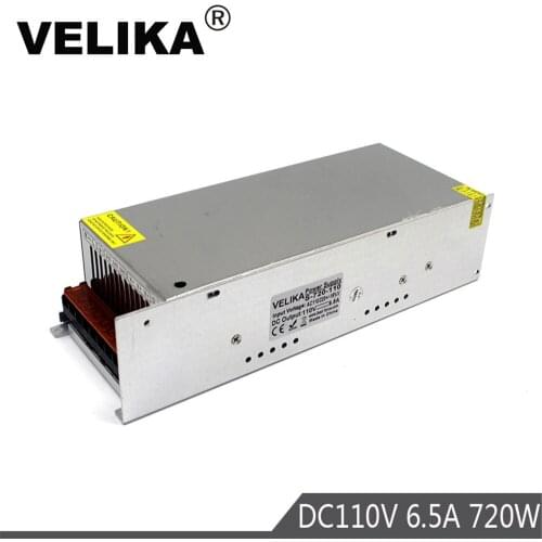 Universal 110V 6.5A 720W Switching Power Supply Transformer 220V AC to DC110V SMPS For CNC Machine DIY Stepper Motors CCTV CNC