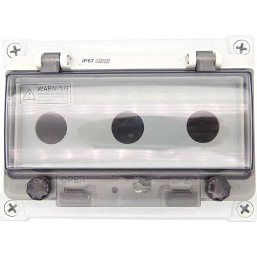 Three-position Button box Waterproof button box Waterproof switch box 22mm IP67