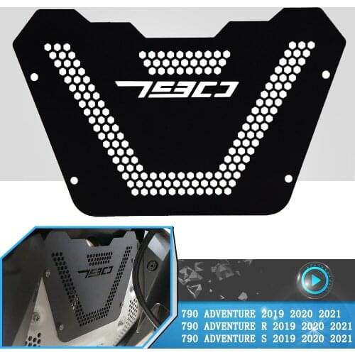 For 790 Adventure 790ADVENTURE R S 2019 2020 2021+ Motorcycle Engine Guard Cover Motocross Aluminum Crap Flap Grille Protector