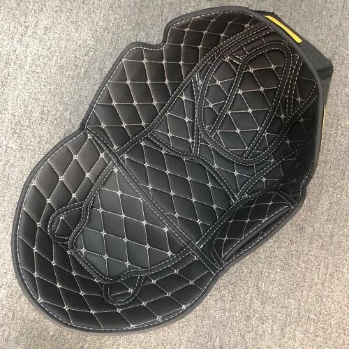 PU Leather Rear Trunk Cargo Liner Protector Motorcycle Seat Bucket Pad Accessories for Honda PCX150 PCX 150 PCX125 2017-2019