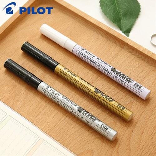 1pcs Japan Pilot SC-W-EF Metal Paint Pen Special EF Sharp 0.7mm Paint Pen Graffiti Marking Pen