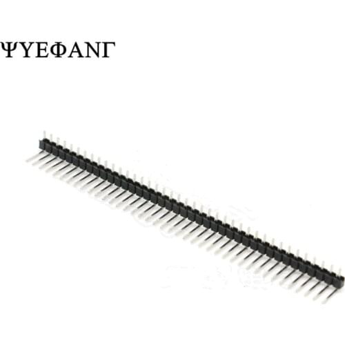 10PCS 2.54mm 40P Single Row Right angle Male Breakaway PCB Board Pin Header Connector Pinheader 1x40Pin For Arduino