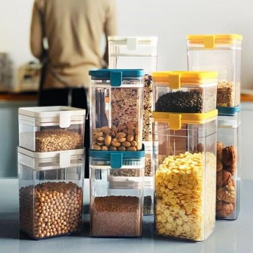 40% Hot Sales!!! Transparent Moisture-proof Sealed Can Kitchen Foods Storage Bottle Container