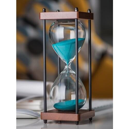 Time hourglass timer glass 30 minutes time hourglass decoration birthday Valentines Day Christmas gift