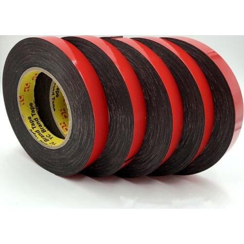 10M Black Super Strong Self Adhesive Foam Tape Waterproof double sided tape For Car Trim Home Multi-Purpose Craft Supplies