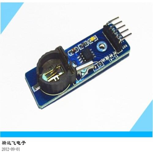 DS1302 real-time clock module to send 5 DuPont line MCU development board learning board accessories