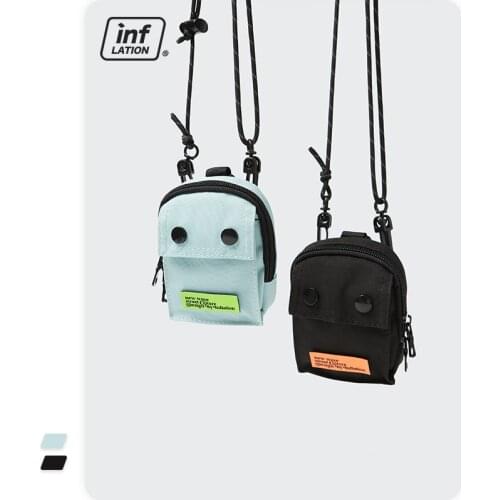 INFLATION Harajuku Mini Shoulder Bag Women Men Cool Hip Hop Waist Bag 2021 Trending Outdoor Crossbody Bag Men Streetwear