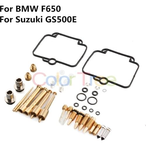2set for BMW F650 Carburetor Repair Rebuild Kit replacement accessories parts suitable For Suzuki GS500E GS500 GS 500 E