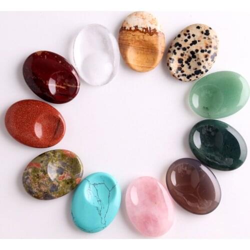 Wholesale 6pcs/lot Natural Unpack the Tumbled Chakra Tool Thumb-Stone Refers to the platen Reiki Healing Decor Home accessories