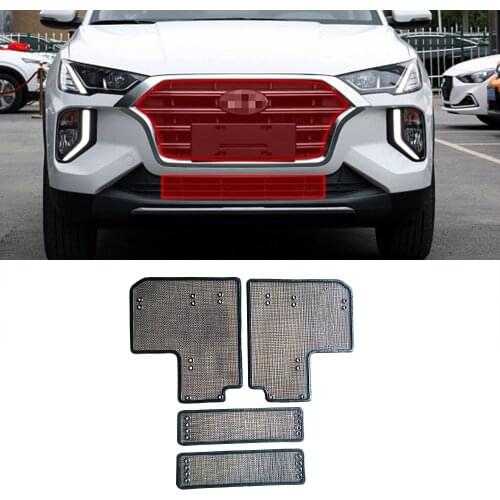 For Hyundai Tucson 2019 2020 Front Grills Insect Net Radiator Condenser Protective Cover Anti Insect Sand Mesh