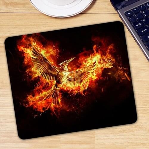 Phoenix Bird Mouse Pad Rubber Anti-slip Fashion Mousepad Office Desk Game Mause Mice Mat Keyboard Computer Accessories