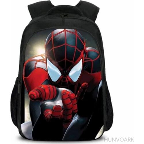Spider Man Spider Verse 3D Print Backpack Kids School Bags For Boys girls Child Backpacks Cartoon Children Knapsack