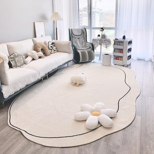 Nordic INS Plush Carpets Large Area Rugs for Living Room Non-slip Kid Play Mat Soft Bedside Rug Floor Mat tapis alfombra