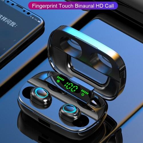 New TWS 3500mAh Power Bank Earphones Bluetooth Wireless Sport In Ear TWS Gaming Headset Noise Earbuds With Mic for IPhone Xiaomi