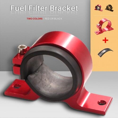 Universal 50mm Fuel Filter Clamp FUEL PUMP FILTER MOUNTING BRACKET Filtro Carburante In Alluminio Staffa car accessories