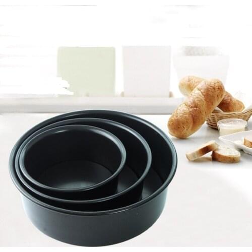 1PC 4 6 inch Movable Round bottom Cake moulds Aluminum Cake Mold Baking Pan Mould Party Food Cake Pan Baking Tools LB 007