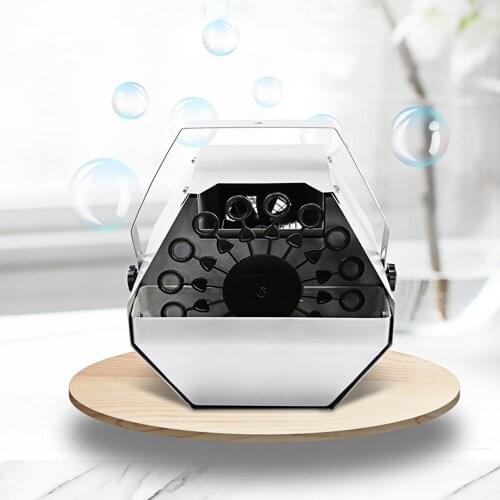 Automatic Bubble Machine Stage Props Romantic Proposal Wedding Party Remote Control Bubble Machine Battery Mini Children Bubble