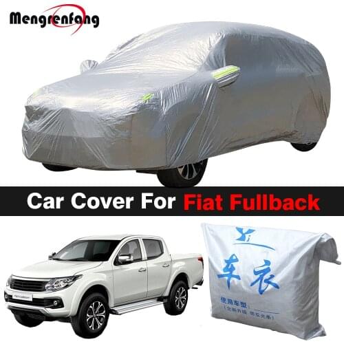 Car Cover Truck Outdoor Anti-UV Sun Shade Rain Snow Dust Resistant Cover For Fiat Fullback