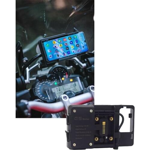 NEW For BMW R1200GS R1250GS ADV S1000XR F750GS F850GS Wireless Charger Fast Charge Mobile Phone Navigation Bracket