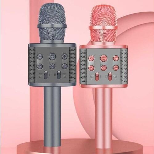 Wireless Microphone Handheld Microphone With Speaker For Kids Gift