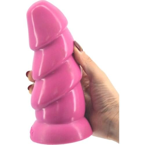 FAAK Unisex Big Mushroom Head Anal Plug With Suction Cup Male Prostate Massager Gay Sex Toys Adult Products Sex Shop