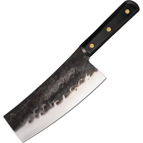 DENGJIA 5cr15mov Steel Handmade Forged Chef Knife Chinese Kitchen Knife Thick Blade Knife Meat Cleaver Cooking Knife Chopping